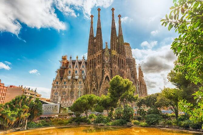 Sagrada Familia in Barcelona Spain